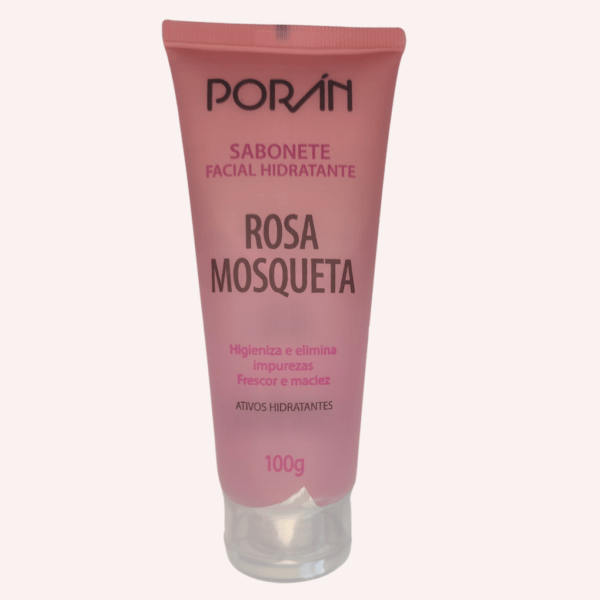 Sabonete Facial Hidratante Porán Rosa Mosqueta