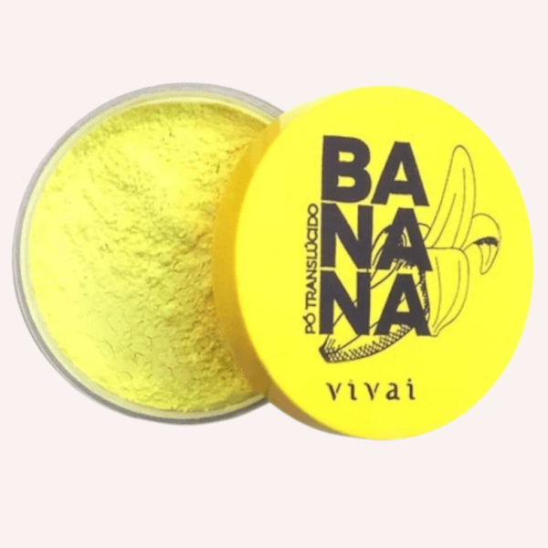 pó facial translúcido banana vivai