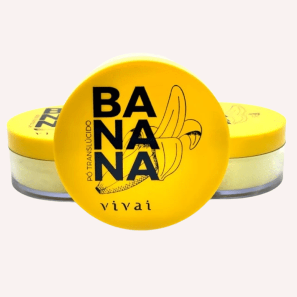 pó facial translúcido banana vivai