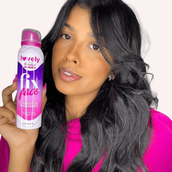 fixador de maquiagem fix face lovely face beautiful
