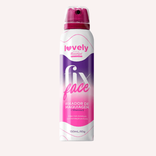 fixador de maquiagem fix face lovely face beautiful