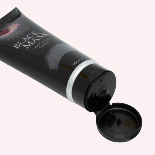 máscara facial black mask com carvão ativado superpoderes