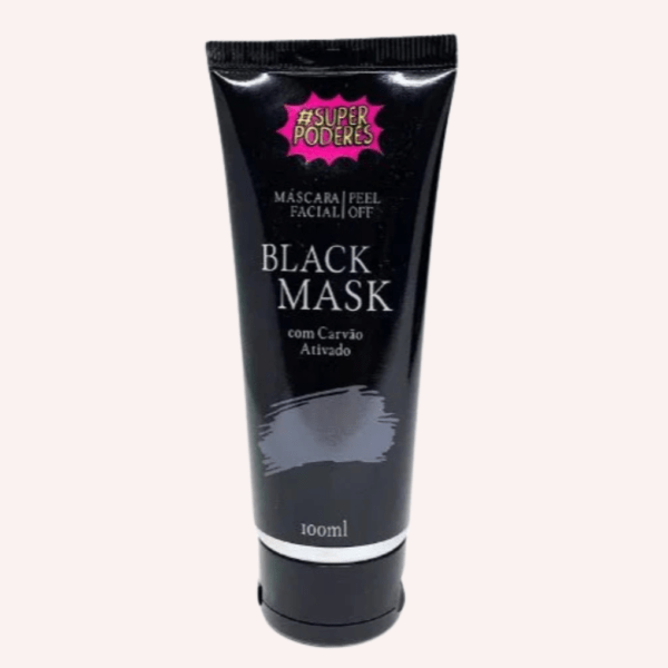 máscara facial black mask com carvão ativado superpoderes