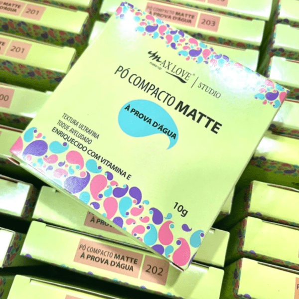 pó compacto À prova d'Água max love