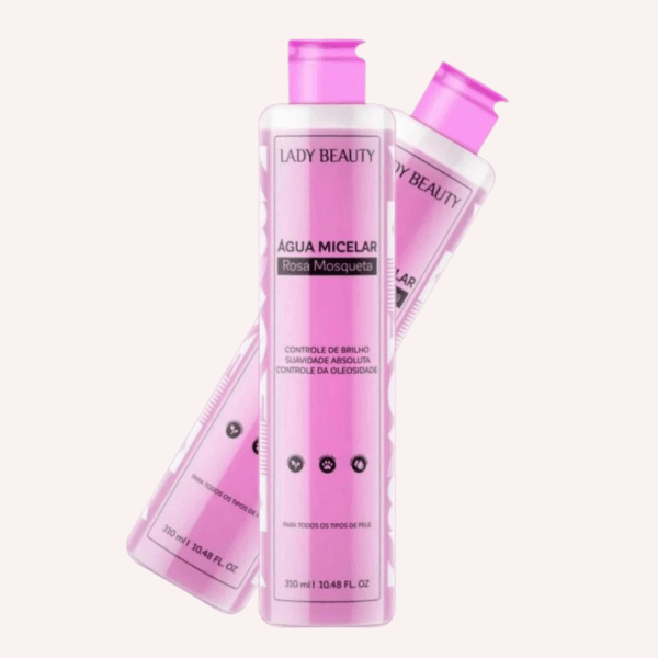 Água micelar rosa mosqueta lady beauty