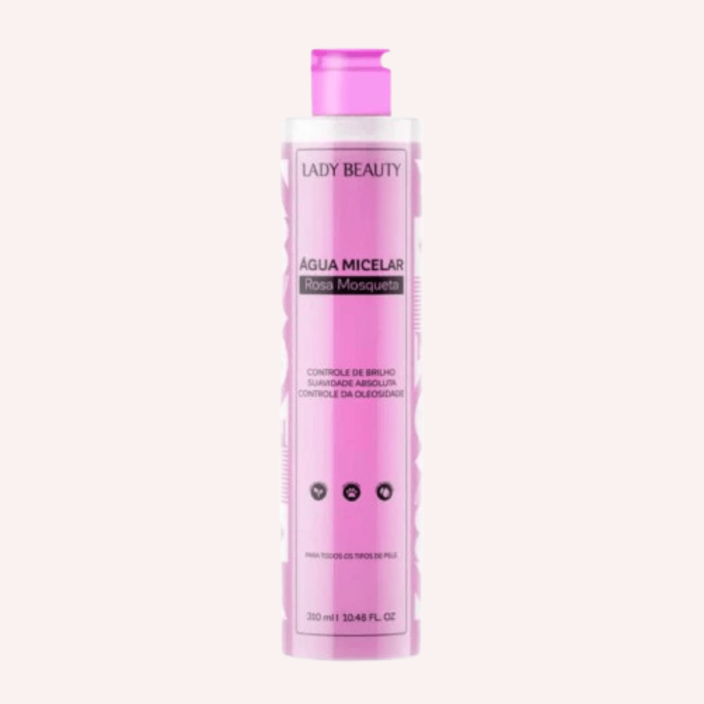 Água micelar rosa mosqueta lady beauty