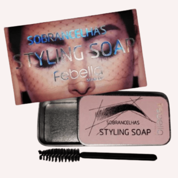 gel de sobrancelhas styling soap febella