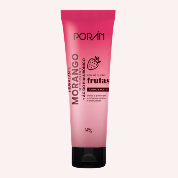 hidratante morango corpo e rosto poran