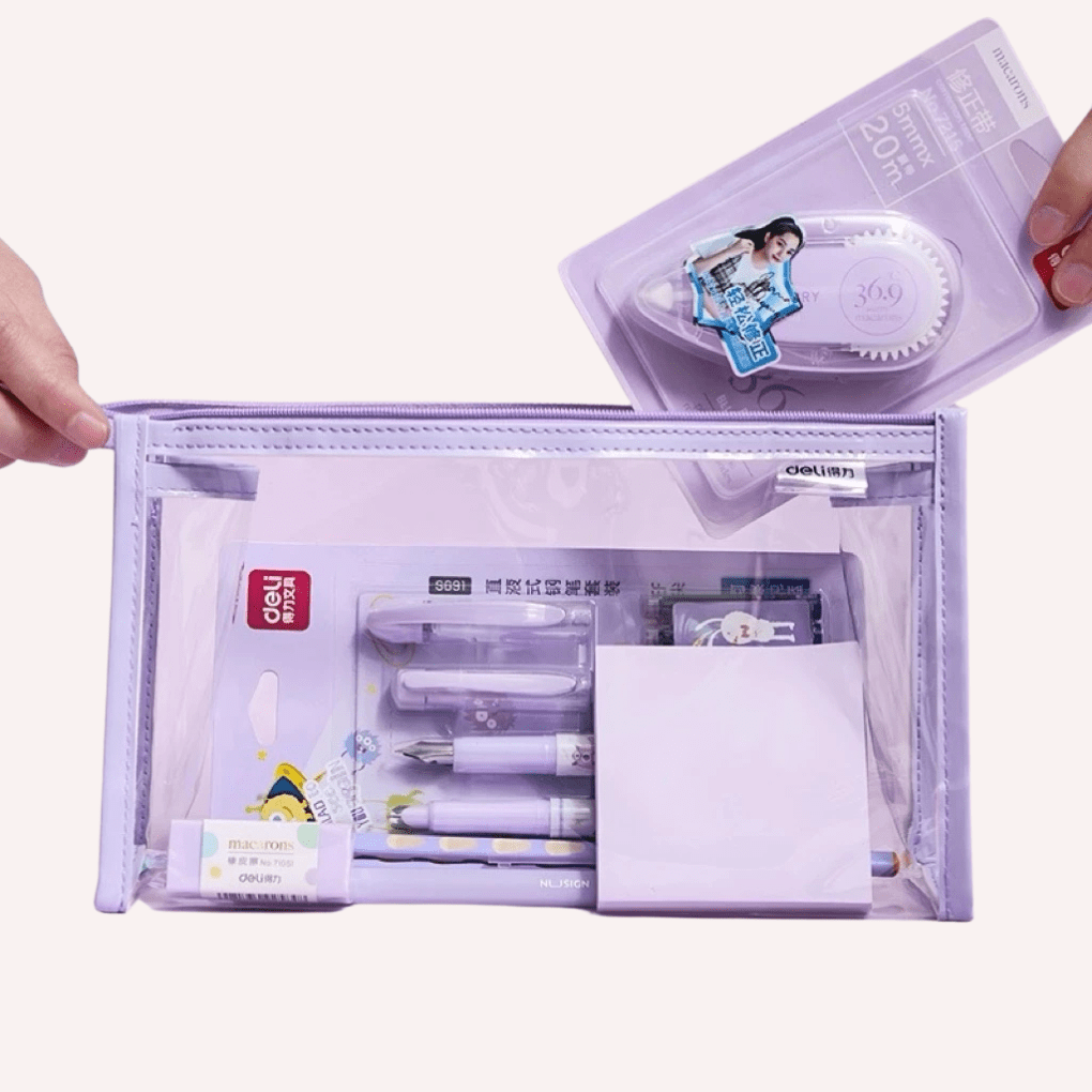 necessaire organizadora transparente