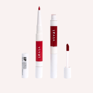 batom líquido matte com delineador de lábios lip liner vivai