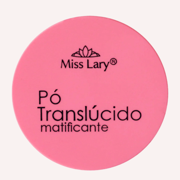 pó translúcido matificante miss lary