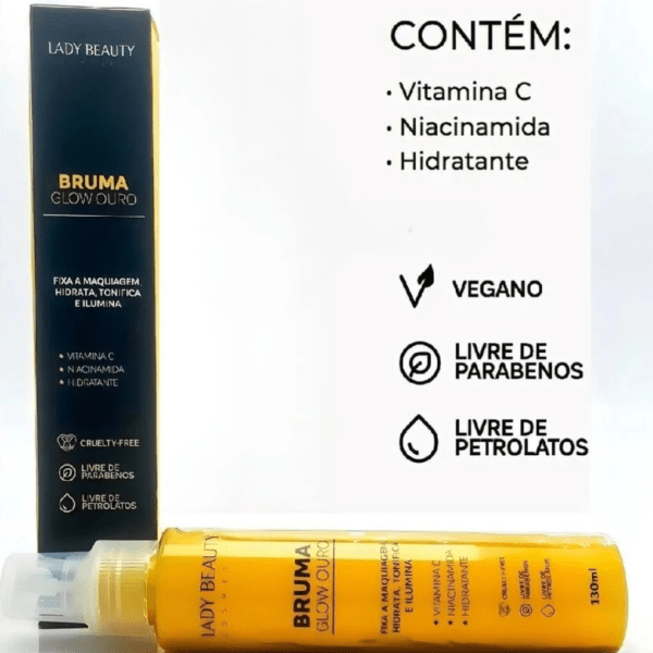 bruma glow ouro lady beauty