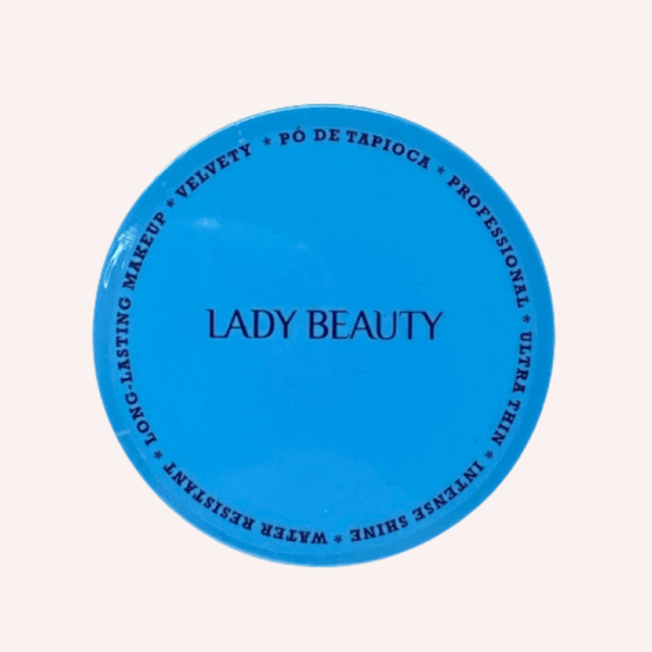 pó solto facial de tapioca hidratante lady beauty