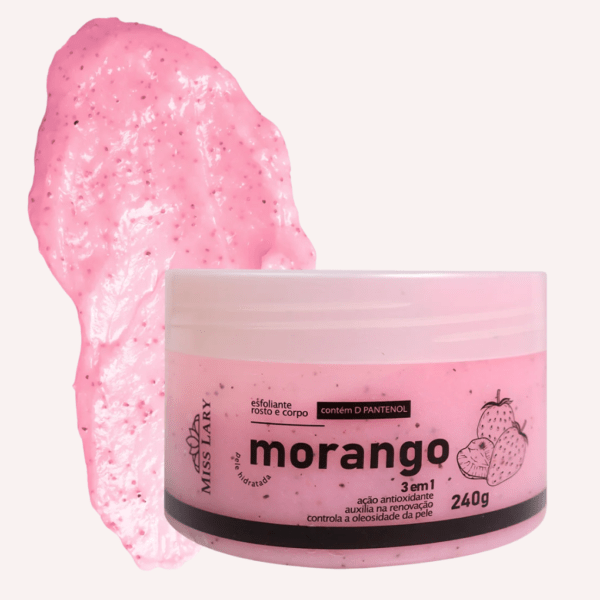 esfoliante acerola e melancia corpo e rosto miss lary