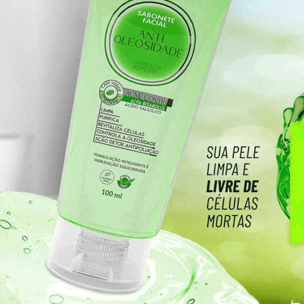 sabonete facial anti oleosidade controle da acne phallebeauty