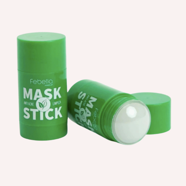 máscara chá verde anti acne e limpeza mask stick febella