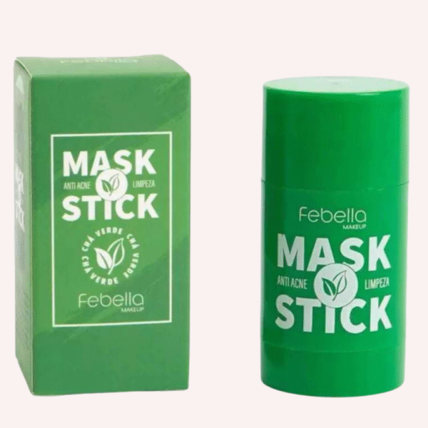 máscara chá verde anti acne e limpeza mask stick febella