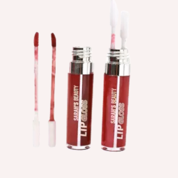 lip gloss e batom liquido 2 em 1 sarah's beauty