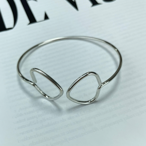 bracelete triângulo prata
