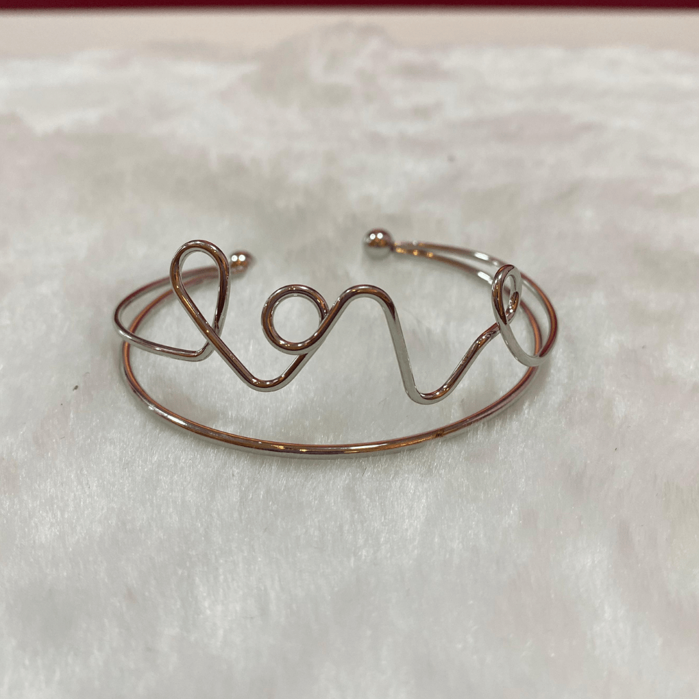 bracelete love prata