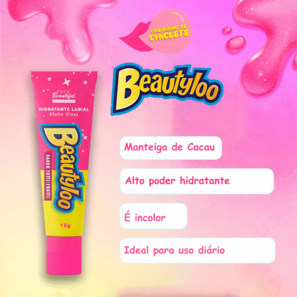 hidratante labial efeito gloss beautyloo face beauty