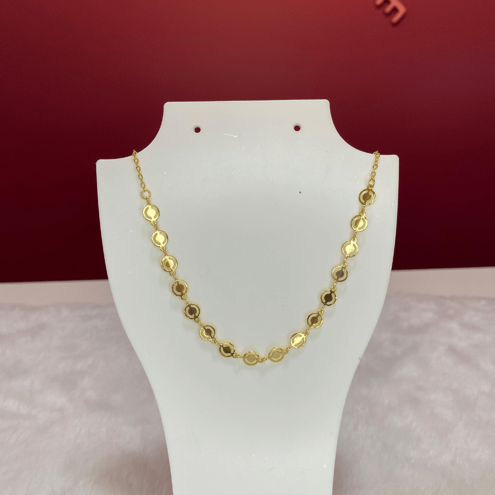 colar chocker trevo pontinhos dourado (cópia)