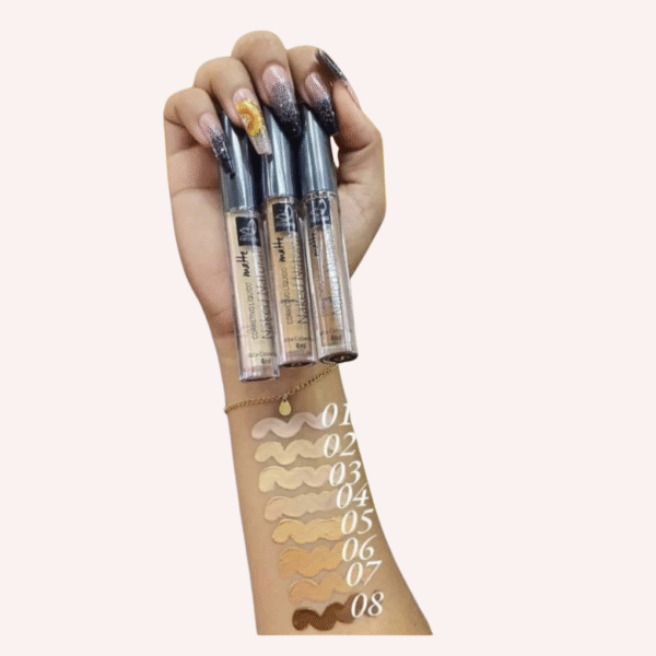 corretivo líquido matte facial alta cobertura febella