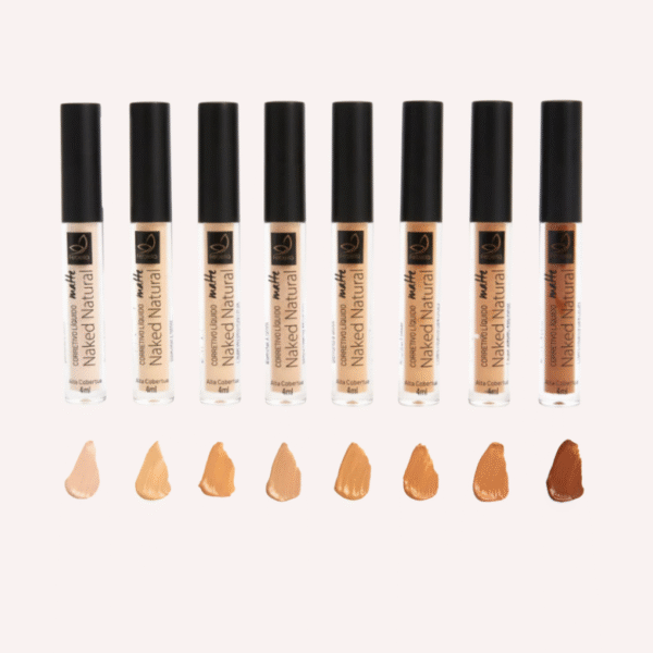 corretivo líquido matte facial alta cobertura febella