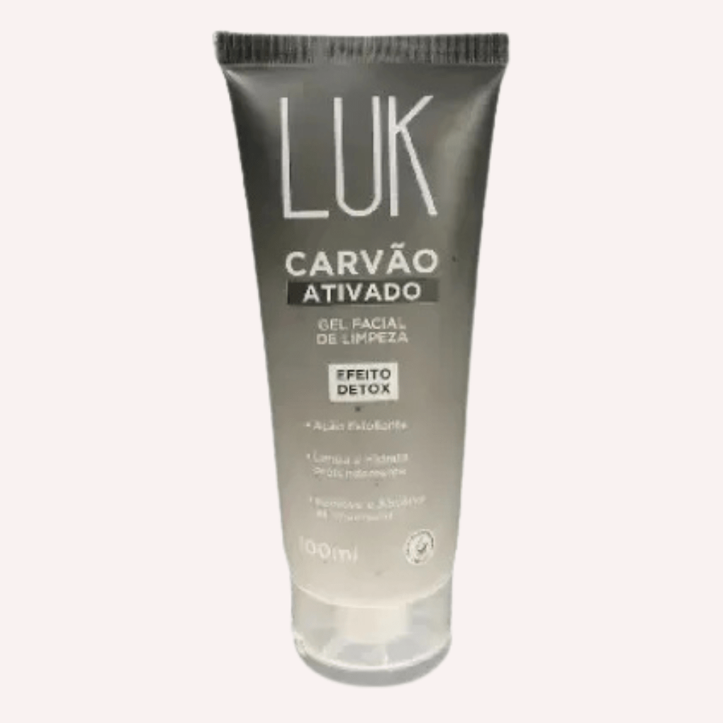 gel facial de limpeza carvão ativado luk