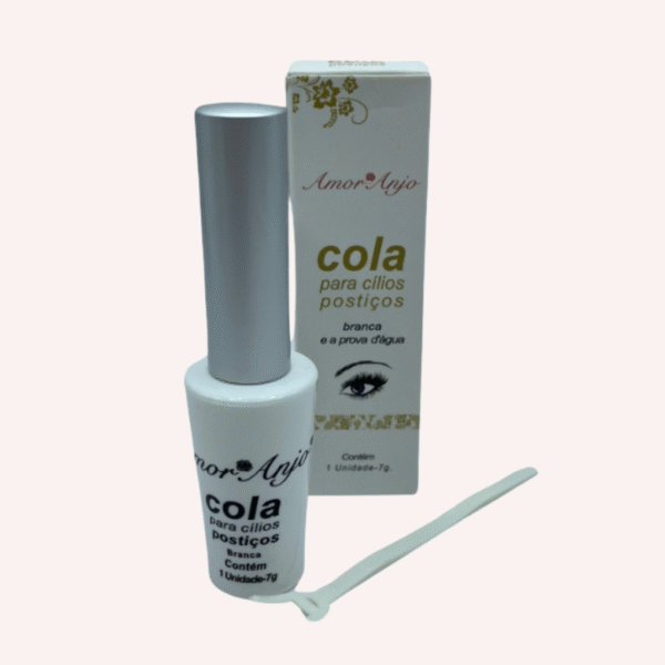 cola para cílios postiços transparente amor anjo