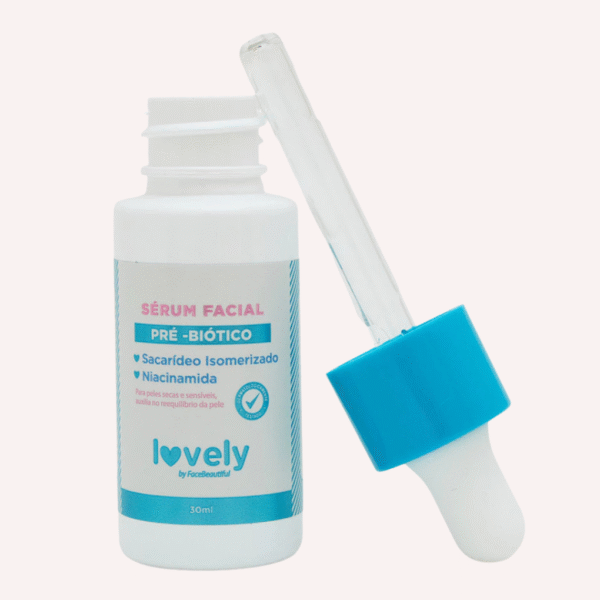 sérum facial pré biótico lovely face beautiful