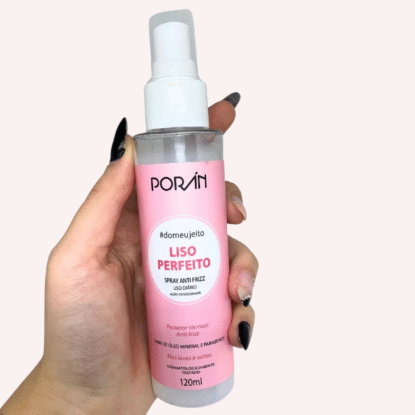 spray anti frizz liso perfeito porán