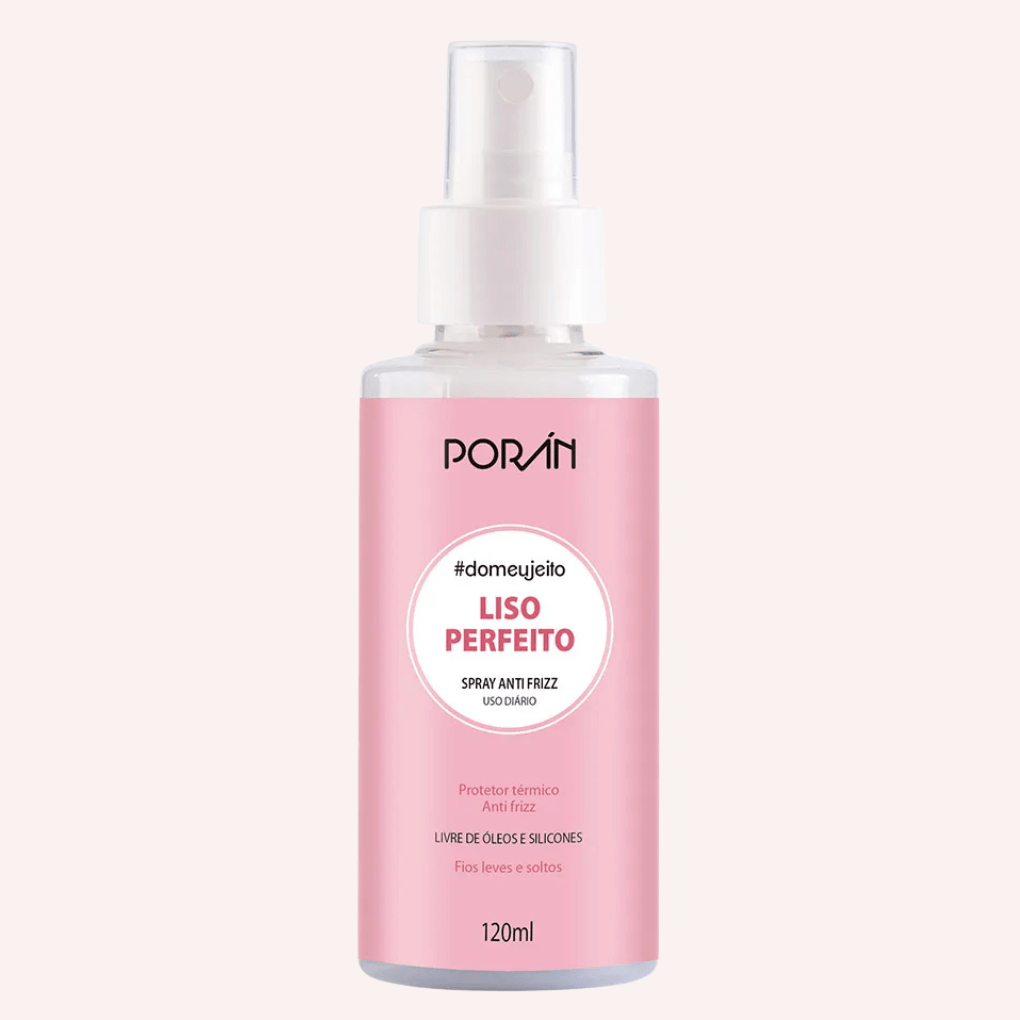 spray anti frizz liso perfeito porán