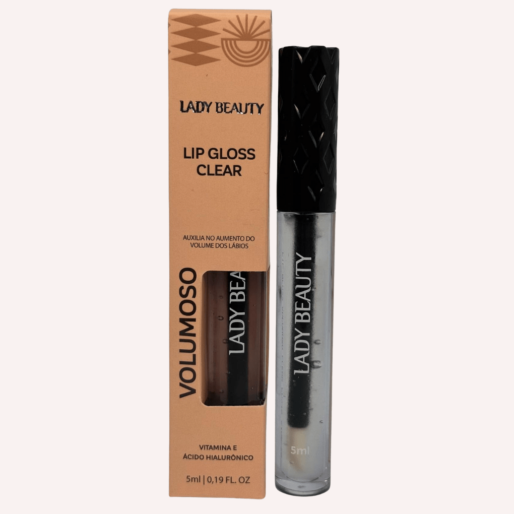 lip gloss clear volumoso lady beauty