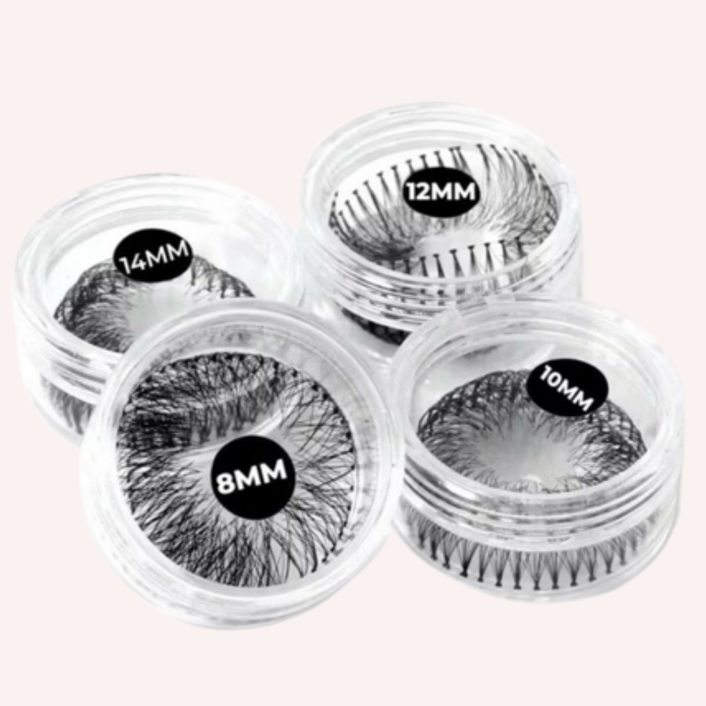 cílios postiços em tufinho 10mm mey