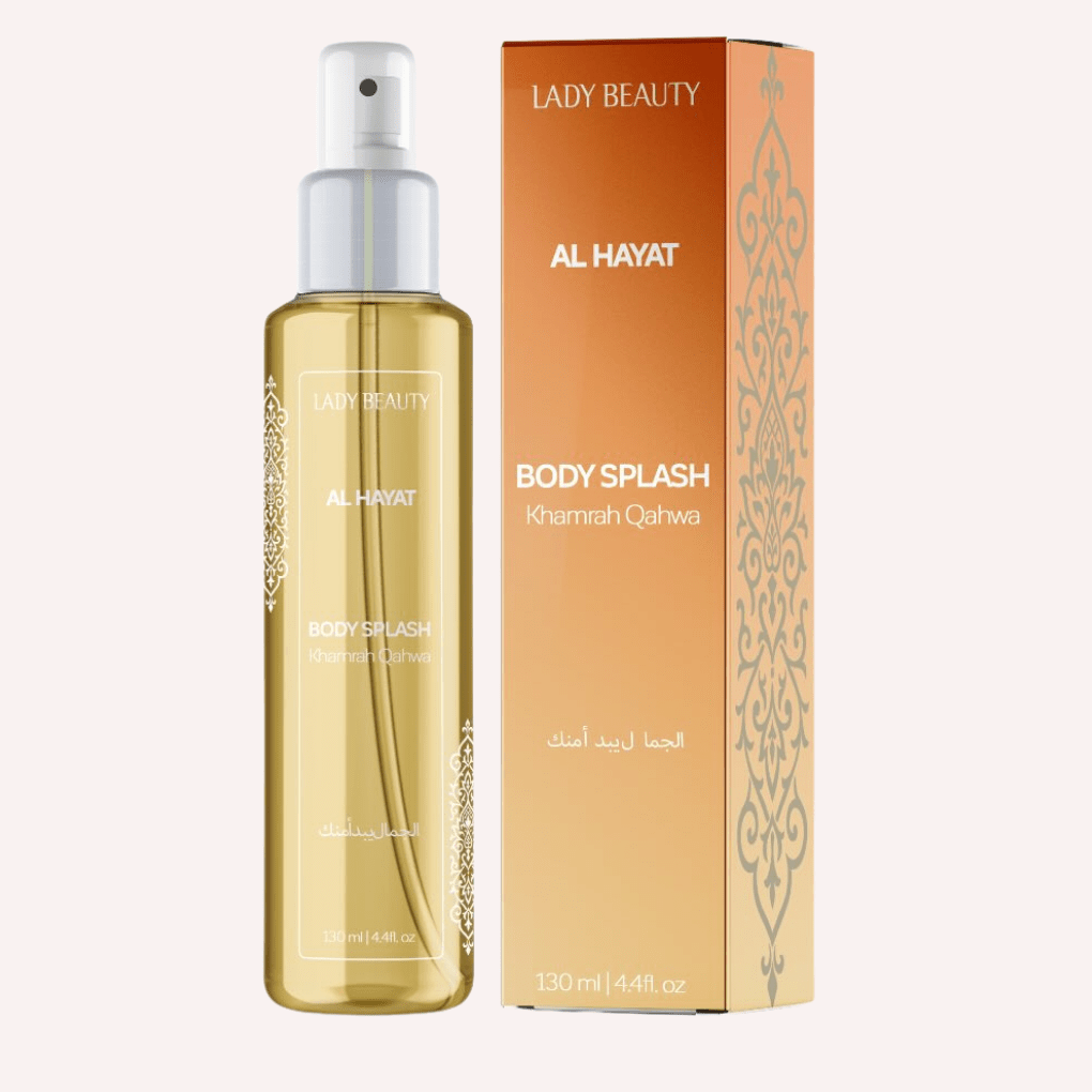 body splash al hayat khamrah qahwa lady beauty