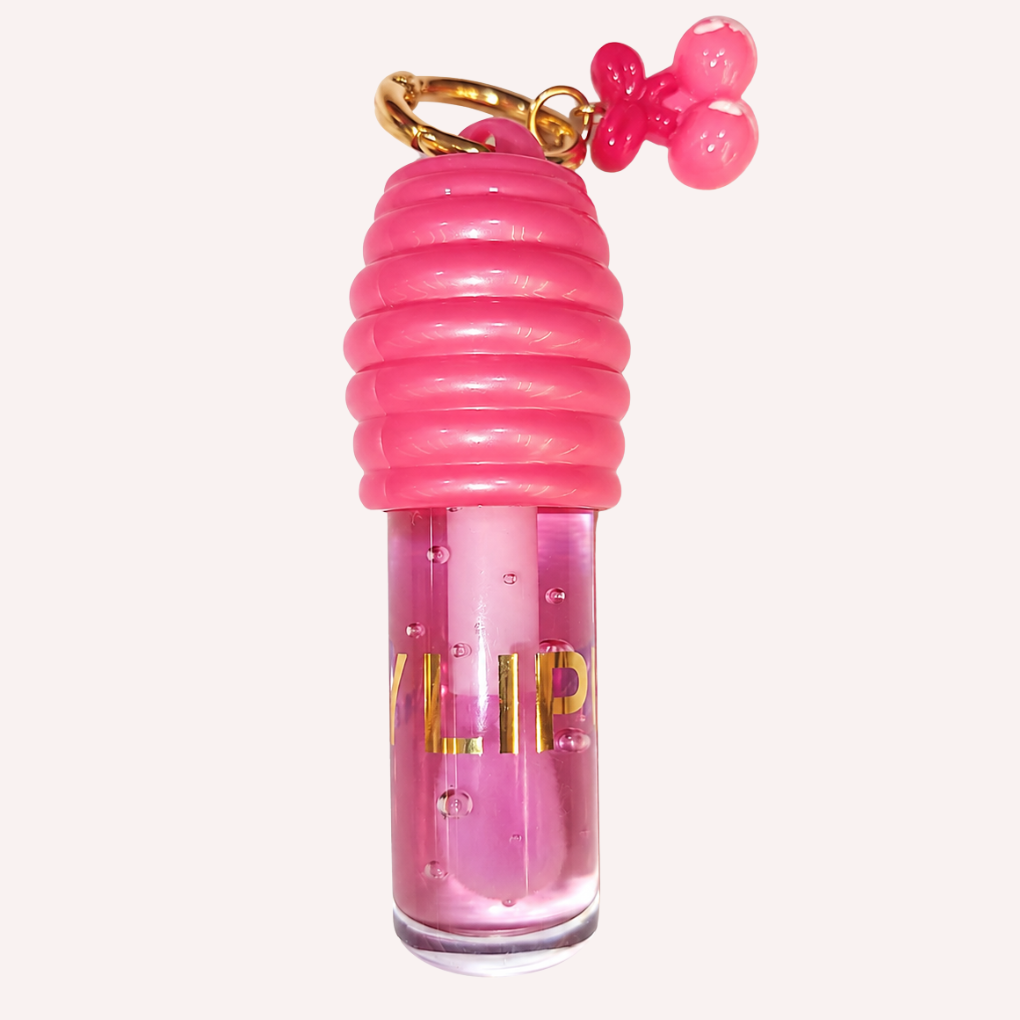 lip oil honey com chaveiro wardabeauty